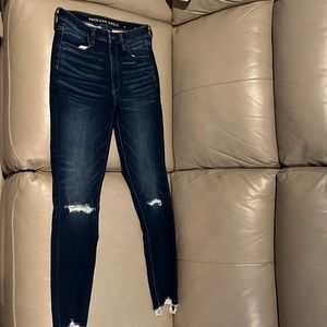 American eagle distressed next level stretch jeans